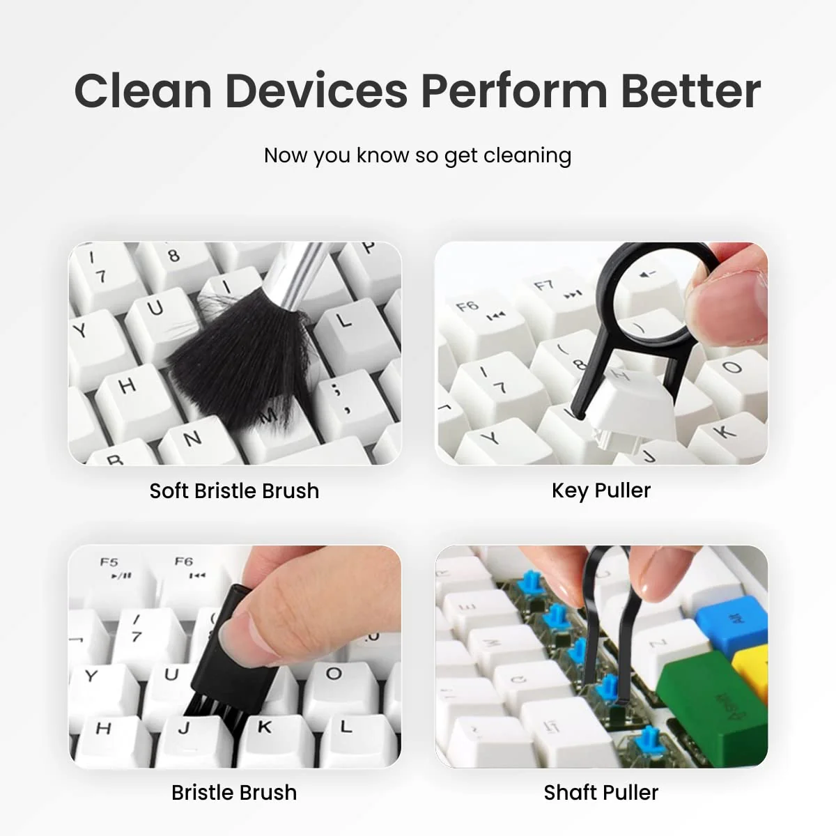 18-in-1 Cleaner Kit, Gadget Cleaning Kit for Smartphones, Tablets, Laptops, Earbuds - Image 6