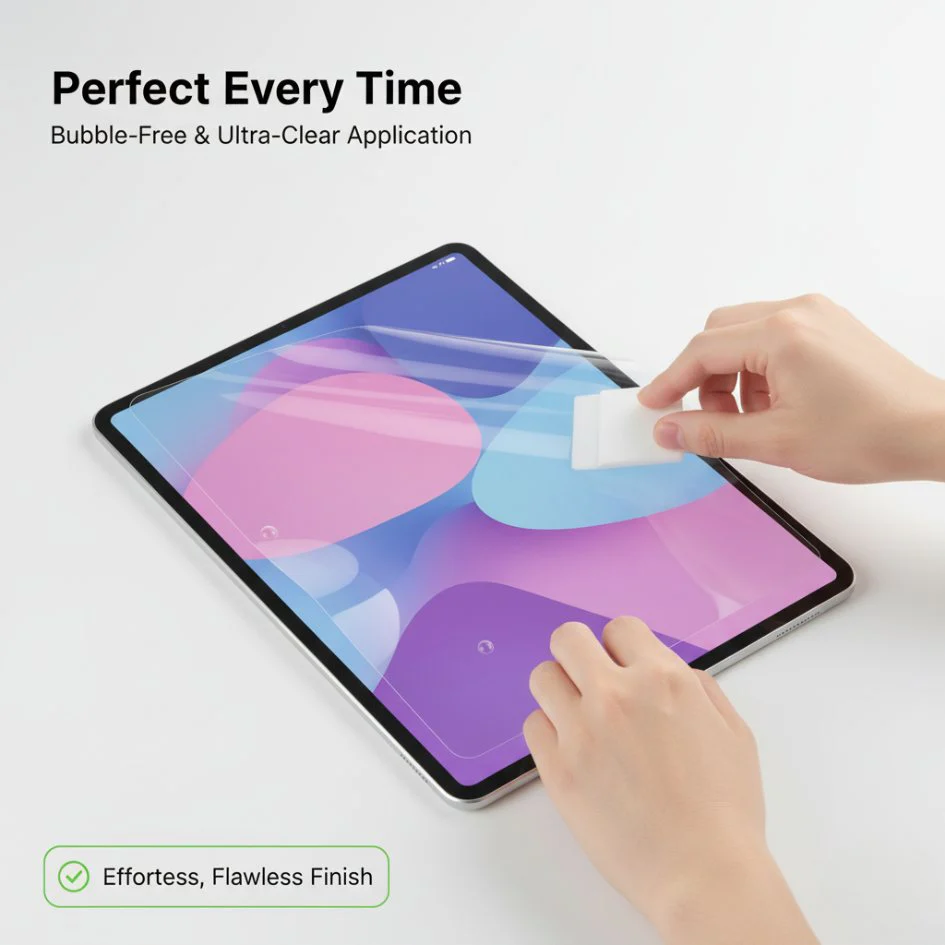 Apple iPad Tempered Glass Screen Protector - Compatible With iPad Pro & iPad Air - Image 4