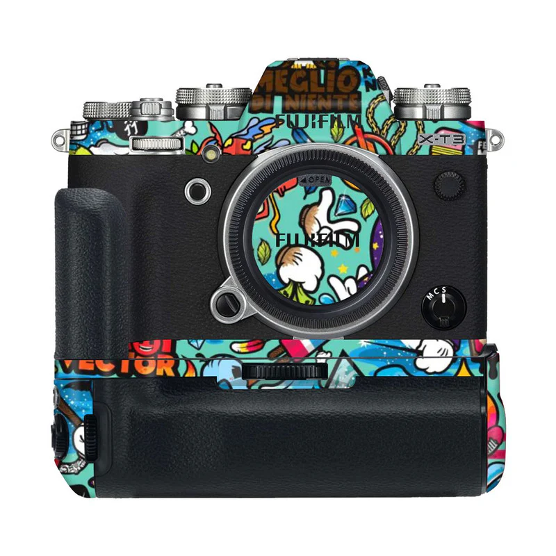 Blue Abstract Camera Skins - Image 4