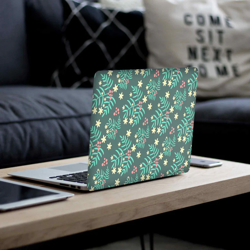 Floral Green Laptop Skins - Image 3