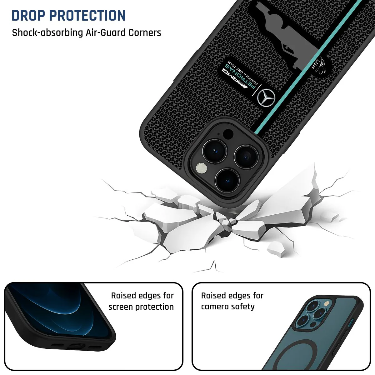 Formula Fans Black 3D Mobile Bumper Cover - Image 3