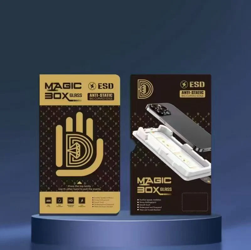 iPhone Tempered Glass , Screen Protector Guard with Easy Fix Auto Dust-Elimination Tool - Image 4