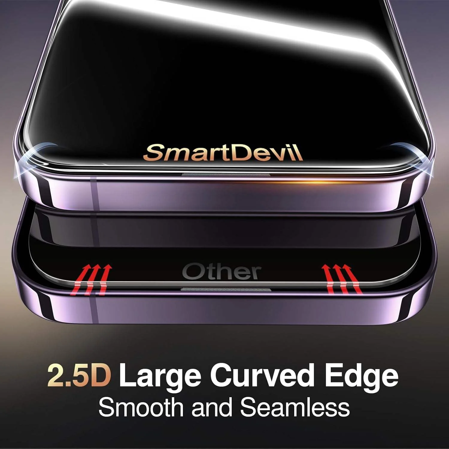 iPhone Tempered Glass , Screen Protector Guard with Easy Fix Auto Dust-Elimination Tool - Image 8