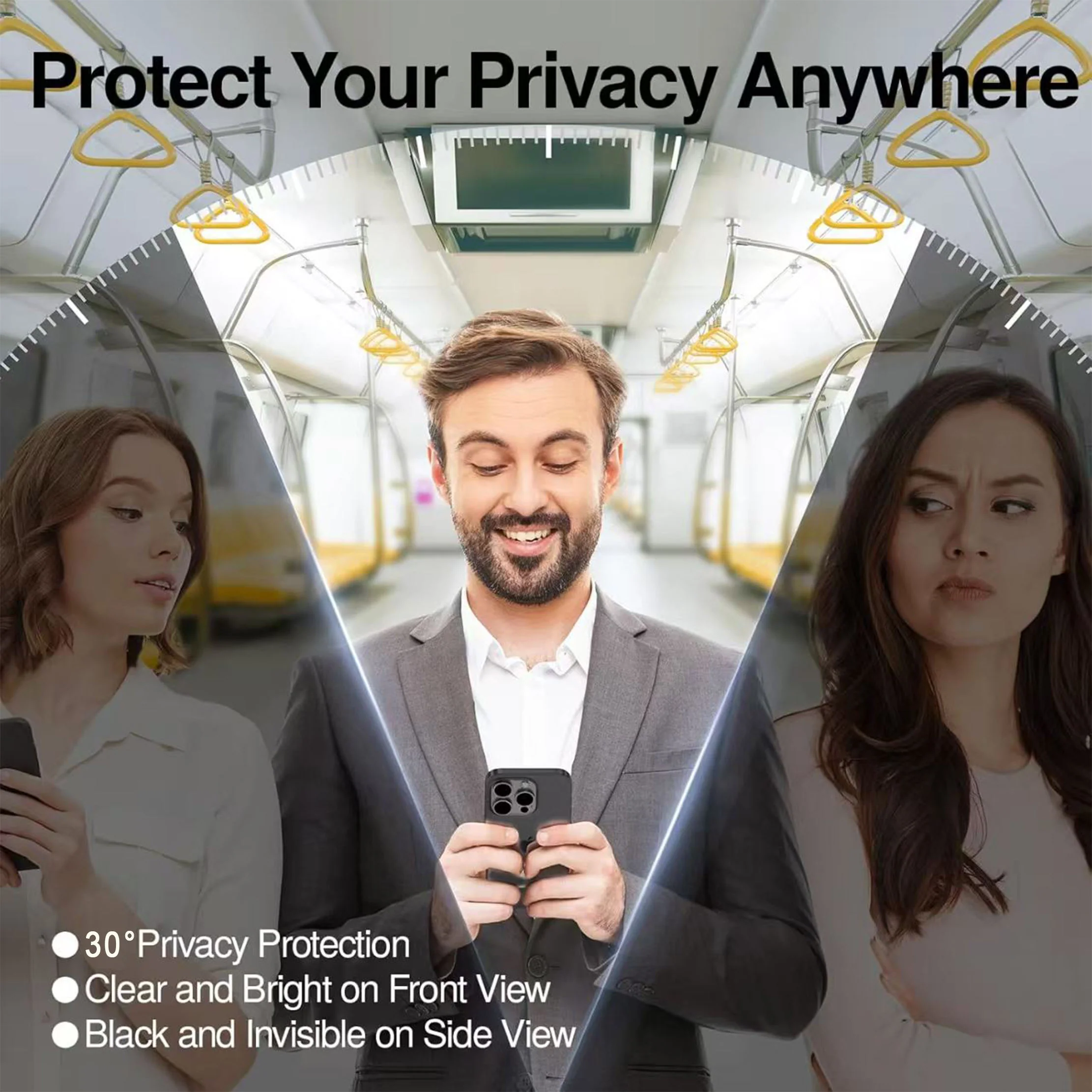 iPhone Tempered Glass , Screen Protector Guard with Easy Fix Auto Dust-Elimination Tool - Image 9