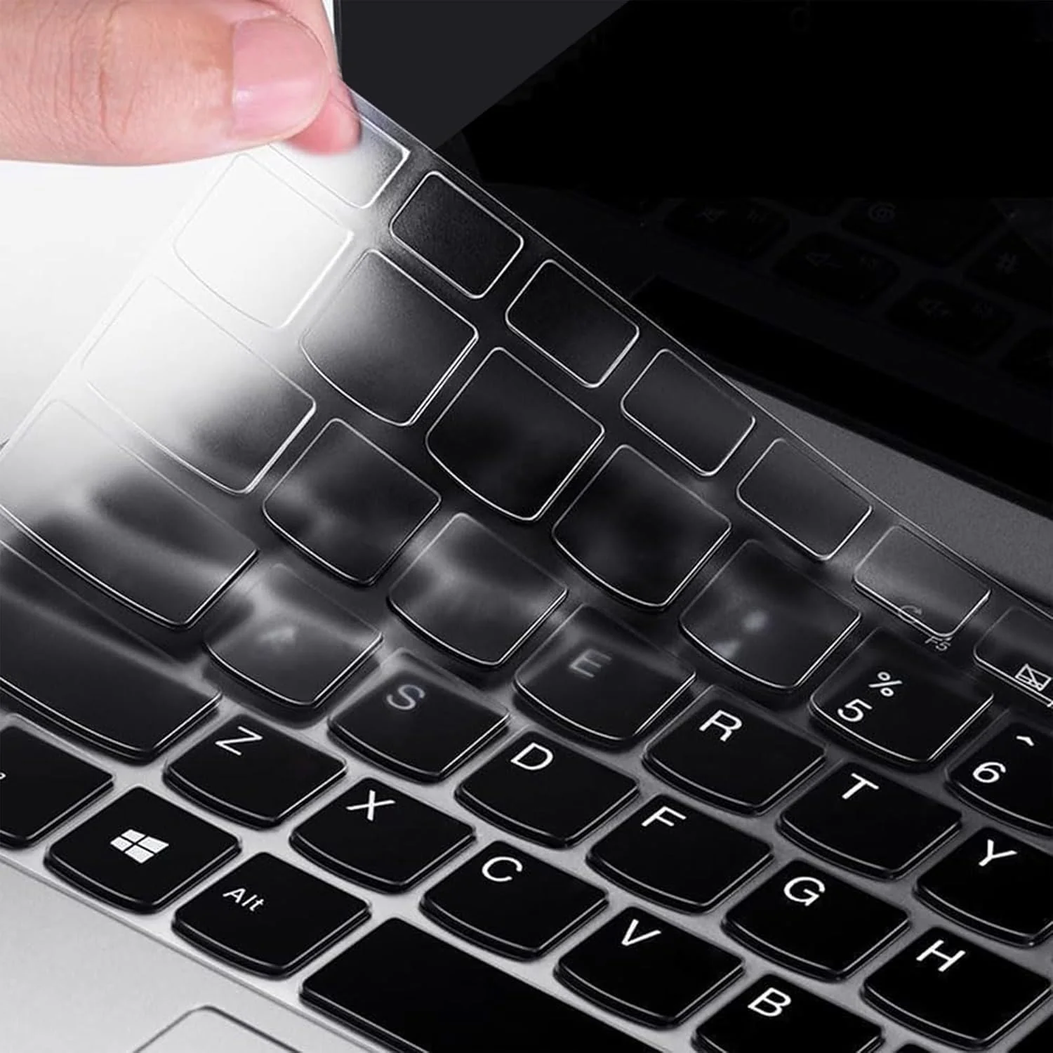 MacBook Keyboard Protector| Ultra-Thin MacBook Waterproof & Dust-Proof Keyboard Protector TPU (Clear) - Image 4