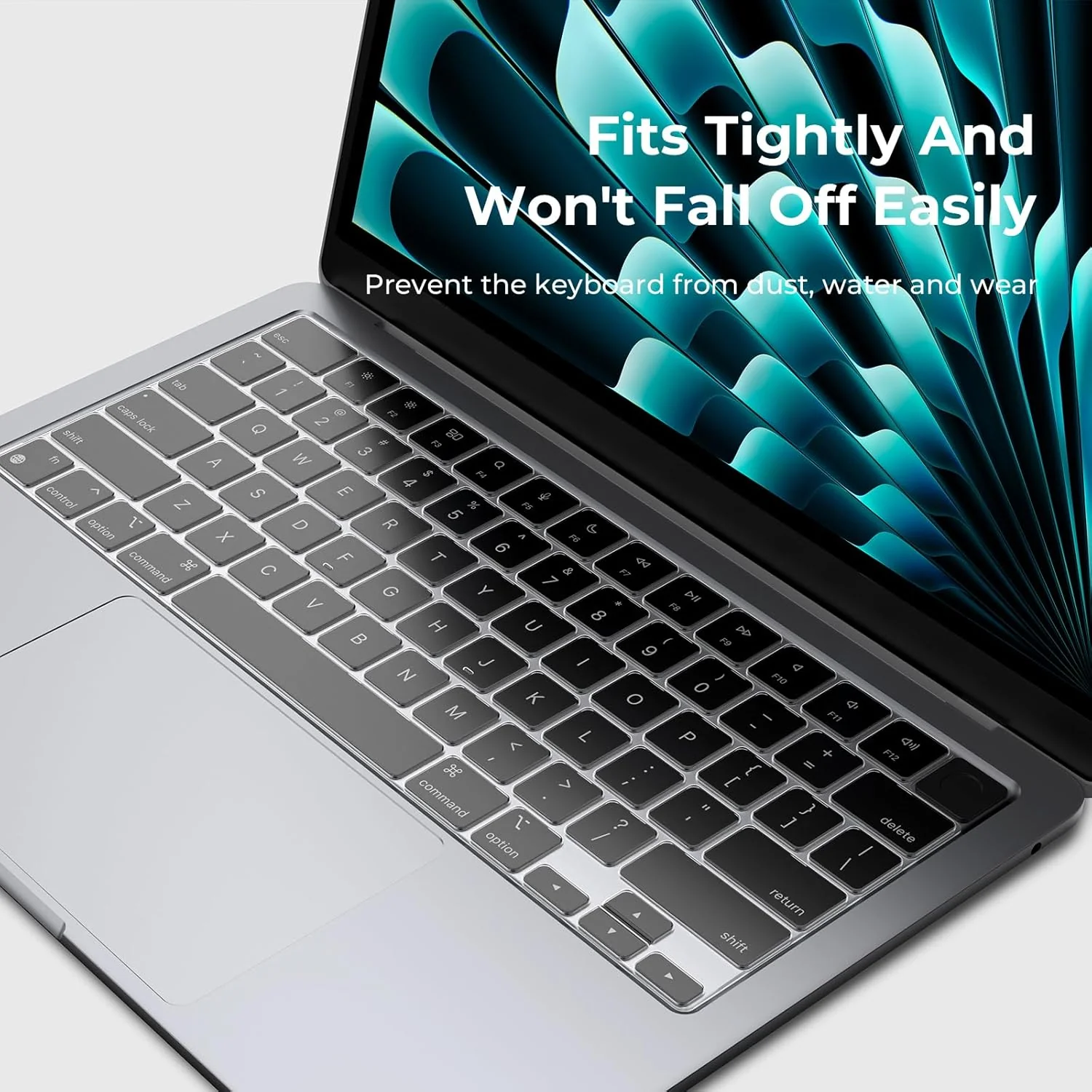 MacBook Keyboard Protector| Ultra-Thin MacBook Waterproof & Dust-Proof Keyboard Protector TPU (Clear) - Image 6