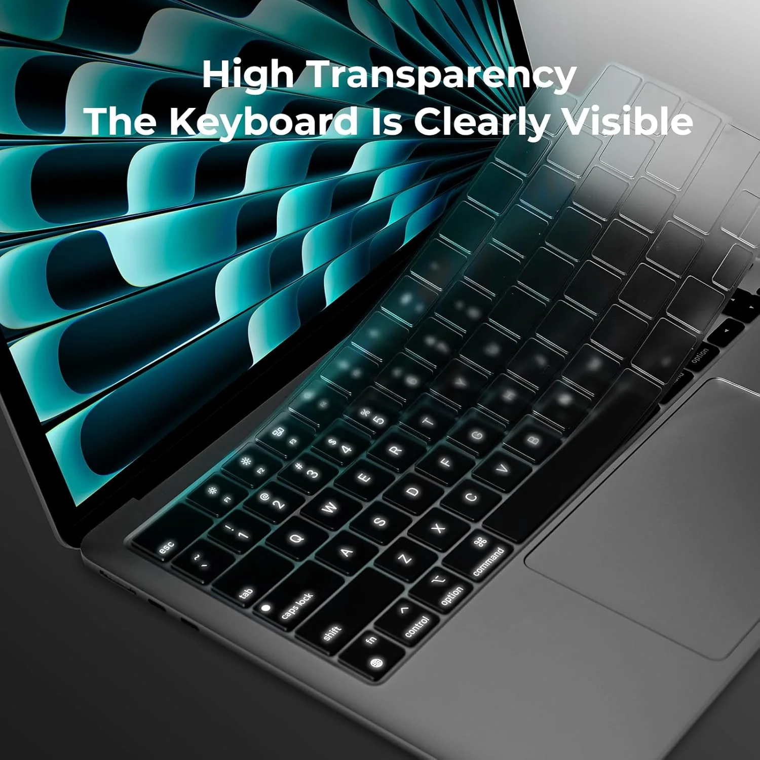 MacBook Keyboard Protector| Ultra-Thin MacBook Waterproof & Dust-Proof Keyboard Protector TPU (Clear) - Image 7