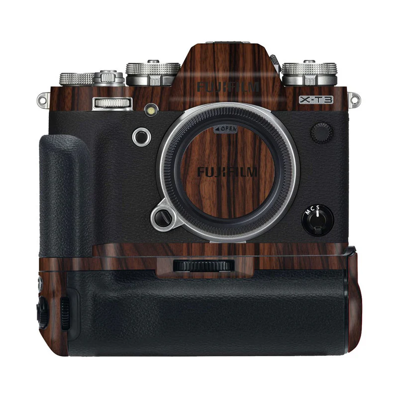 Mohogany Wood Camera Skins - Image 4