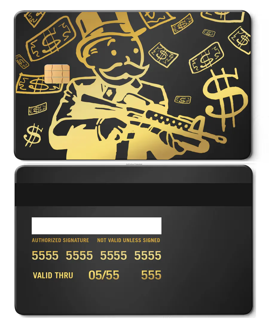 Monopoly Man Metal Card - Image 4